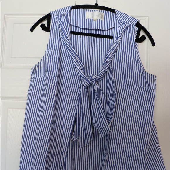 Nautical Blue & White Striped Top - Picture 3 of 3